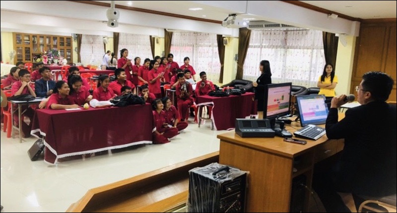 สำนักงานบังคับคดีจังหวัดปทุมธานี สาขาธัญบุรี ลงพื้นที่จัดกิจกรรมโครงการวิตามินสมอง ภายใต้โครงการโรงเรียนยุติธรรมอุปถัมภ์ ณ จังหวัดปทุมธานี